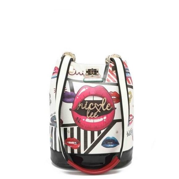 NICOLE LEE MULTIFUNCTIONAL BUCKET BAG BACKPACK main image 8